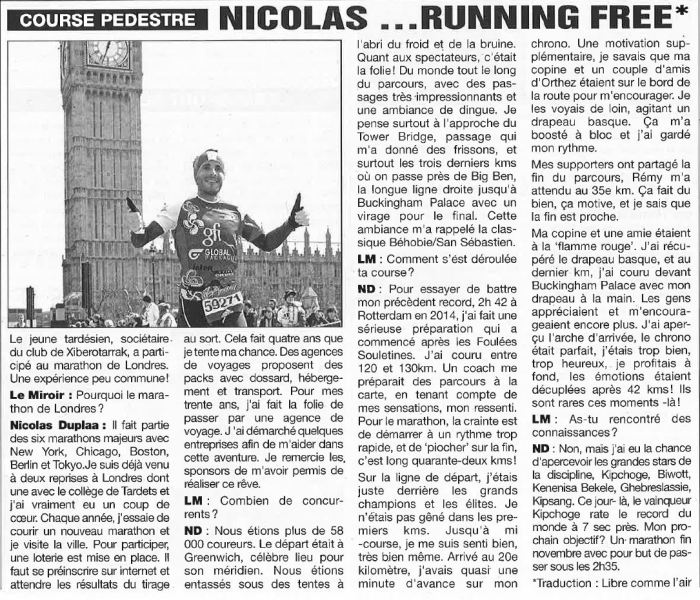 19/05/2016 : Le Miroir De La Soule