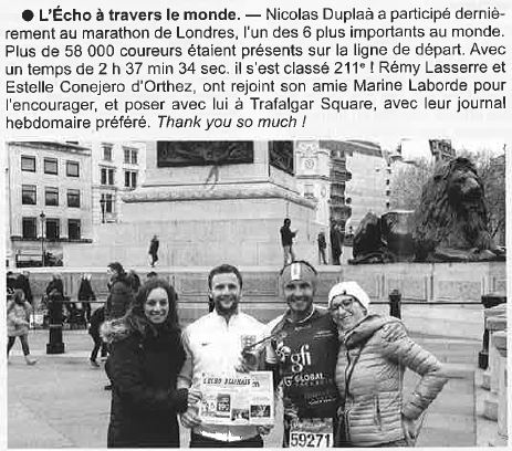 31/05/2016 : L’écho Béarnais