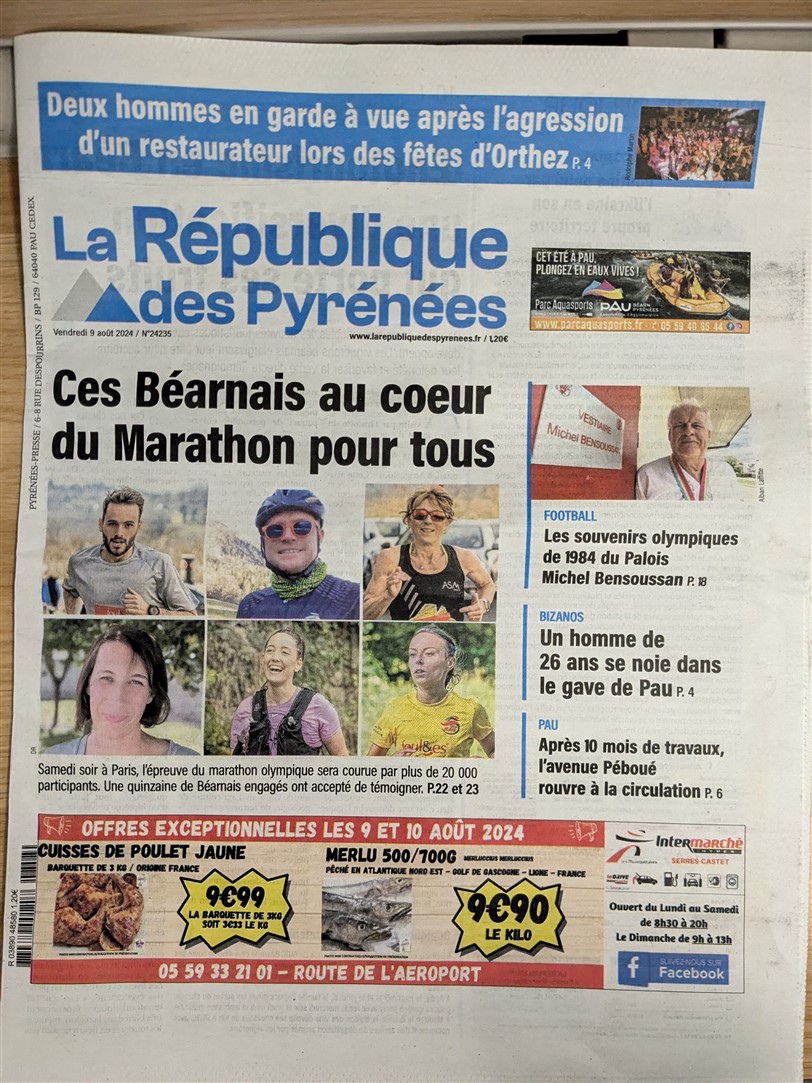 09/08/2024 - La République - UNE